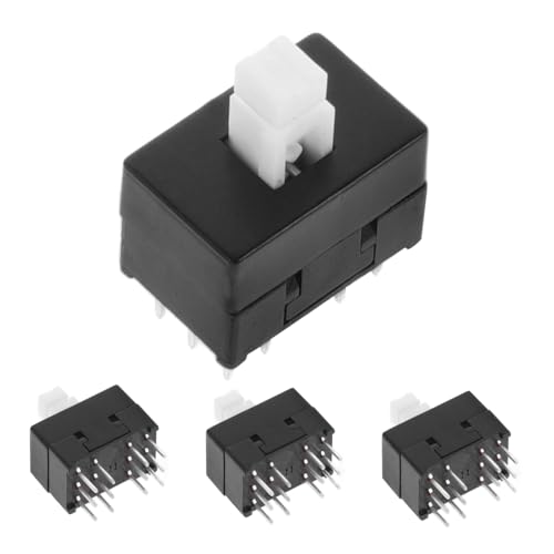 YARNOW 4Stücke Selbstsichernde Mini Druckknöpfe Polige Power Mikroschalter für Zuverlässige Audioanwendungen für Austausch Defekter Schalter Mischpulten und Anderen YARNOW 4Stücke Selbstsichernde Mini Druckknöpfe Polige Power Mikroschalter für Zuverlässige Audioanwendungen für Austausch Defekter Schalter Mischpulten und Anderen von YARNOW