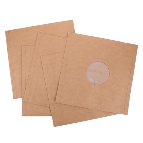 YARNOW 5 Stück 12 Schallplattentasche Aus Vinyl Aufbewahrung Von Schallplatten Schutz Ärmel Schallplattenhüllen Innere Album Leere Vinyljacken Papier Light Brown YARNOW 5 Stück 12 Schallplattentasche Aus Vinyl Aufbewahrung Von Schallplatten Schutz Ärmel Schallplattenhüllen Innere Album Leere Vinyljacken Papier Light Brown von YARNOW