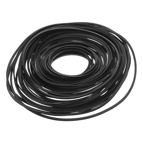 YARNOW 50 Stück Gürtel für Tonbandgeräte Kassettenreparaturgerät Riemenwechsel bei Plattenspieler Kassettengurte Gürtel für Plattenspieler Gummi Black YARNOW 50 Stück Gürtel für Tonbandgeräte Kassettenreparaturgerät Riemenwechsel bei Plattenspieler Kassettengurte Gürtel für Plattenspieler Gummi Black von YARNOW