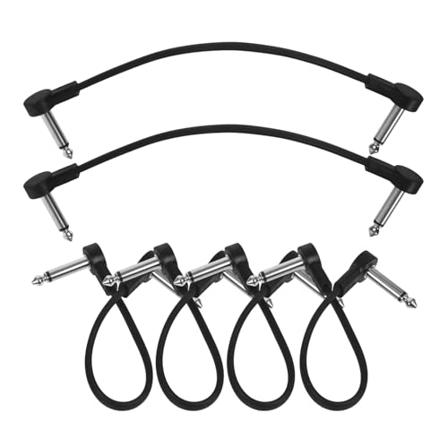 YARNOW 6Stücke Gitarrenkabel Verbindungskabel für Gitarren Effekte Langlebige Audiokabel mit Sauerstofffreiem Einfaches Plug And Play Design für Effektpedale YARNOW 6Stücke Gitarrenkabel Verbindungskabel für Gitarren Effekte Langlebige Audiokabel mit Sauerstofffreiem Einfaches Plug And Play Design für Effektpedale von YARNOW