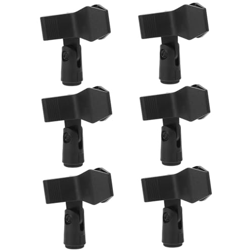 YARNOW 6Stücke Mikrofonhalter Clips Langlebige Mikrofonständer Für Verschiedene Mikrofone Für Aufnahmen Streaming Und Podcasting von YARNOW