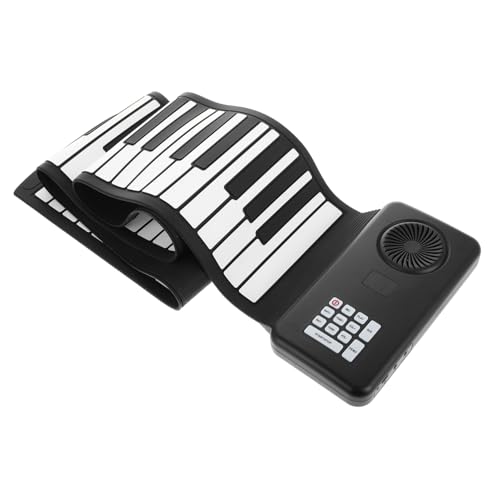 YARNOW 88 Rolle Rollenklavier Klappklavier mit Tastatur faltbares Klavier faltbare elektronische Tastatur Keyboardklavier für anfänger tragbares Klavier Kieselgel Black YARNOW 88 Rolle Rollenklavier Klappklavier mit Tastatur faltbares Klavier faltbare elektronische Tastatur Keyboardklavier für anfänger tragbares Klavier Kieselgel Black von YARNOW