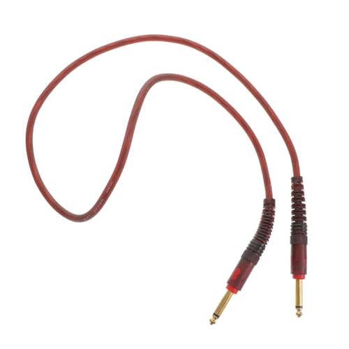 YARNOW Audiozubehör Doppelstecker Mikrofonkabel Verlängerungskabel für Gitarrenverstärker Langlebiges Design für Audioübertragung und Verbesserte von YARNOW