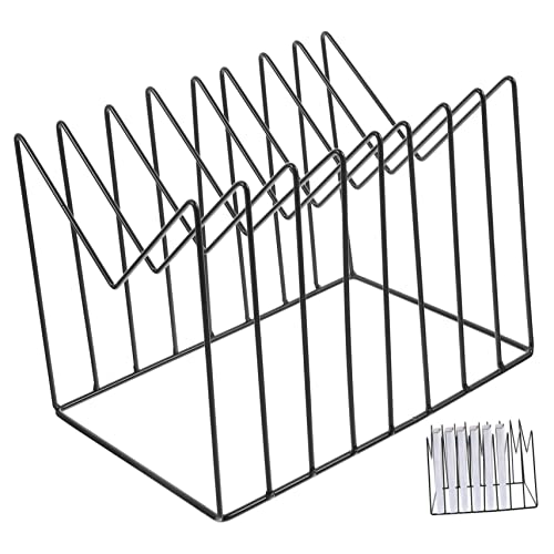 YARNOW Eisen Vinyl Schallplattenhalter Stabiler Zeitschriftenständer Eleganter Organizer für Zuhause Büro und Bibliotheken Design von YARNOW
