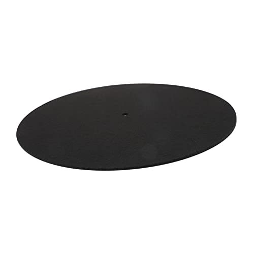 YARNOW Filz Drehteller Matte Vinylspieler Plattenmatte für Optimalen Schutz Antistatische Drehtisch Slipmat für Schallplatten Vibration und Kratzschutz Leicht von YARNOW
