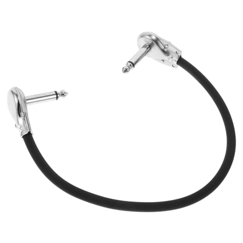 YARNOW Gitarren Patchkabel Flaches Instrumentenkabel mit Rechtwinkligem Stecker Robust und Langlebig für Verbindung von Gitarre und Effektpedal Geräuschloses YARNOW Gitarren Patchkabel Flaches Instrumentenkabel mit Rechtwinkligem Stecker Robust und Langlebig für Verbindung von Gitarre und Effektpedal Geräuschloses von YARNOW