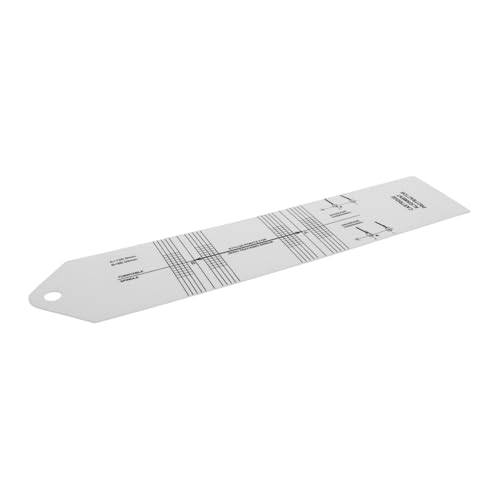 YARNOW Kalibrator Für Vinylkartuschen Drehteller Winkelmesser Plattenspieler-manometer Plattenspieler-stylus-kraftmesser Plastik Weiß YARNOW Kalibrator Für Vinylkartuschen Drehteller Winkelmesser Plattenspieler-manometer Plattenspieler-stylus-kraftmesser Plastik Weiß von YARNOW