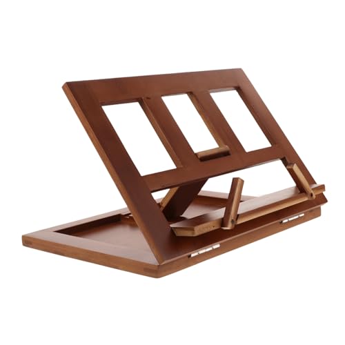 YARNOW Notenständer Desktop-lesegestell Desktop-buchständer Book Reading Holder Buchhalter Tisch-musikständer Tragbarer Bücherständer Buchdokumentenständer Leseständer Hellbraun Bambus YARNOW Notenständer Desktop-lesegestell Desktop-buchständer Book Reading Holder Buchhalter Tisch-musikständer Tragbarer Bücherständer Buchdokumentenständer Leseständer Hellbraun Bambus von YARNOW