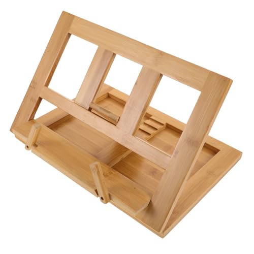 YARNOW Notenständer Schreibtisch-leseständer Leseständer Buchhalter Desktop-buchständer Buchhalter Zum Lesen Buchdokumentenständer Halter Für Musikbücher Tisch-buchständer Bambus Beige YARNOW Notenständer Schreibtisch-leseständer Leseständer Buchhalter Desktop-buchständer Buchhalter Zum Lesen Buchdokumentenständer Halter Für Musikbücher Tisch-buchständer Bambus Beige von YARNOW
