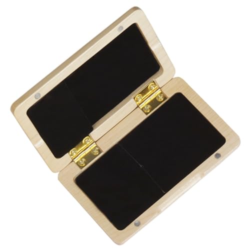 YARNOW Oboe Rohrhalter aus Holz Tragebox für Oboenrohre Robustes und Leichtes Design für Sicheren Transport für Musiker und Oboenliebhaber Platz für Rohre von YARNOW