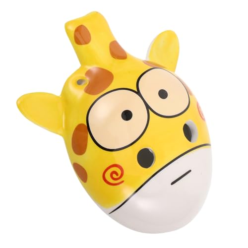 YARNOW Ocarina Neuheit Briefpapier zum Aufhängen für Babys mit Pfeifton süßer Puppen-Schlüsselanhänger Preise im Klassenzimmer Keramik Yellow von YARNOW
