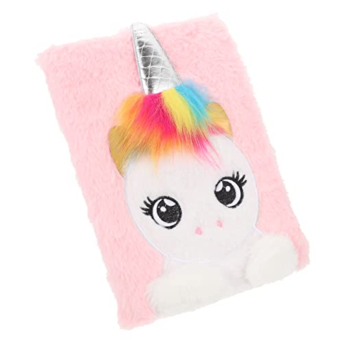 YARNOW Plüsch Notizbuch für Tagebuch mit Einhorn Design Studentenbriefpapier Flauschiges Schreibheft für Kreative Perfektes für Kleine Künstler YARNOW Plüsch Notizbuch für Tagebuch mit Einhorn Design Studentenbriefpapier Flauschiges Schreibheft für Kreative Perfektes für Kleine Künstler von YARNOW