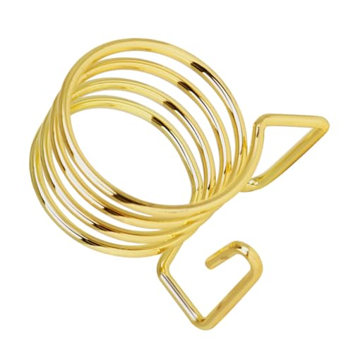 YARNOW Saxophon Ligaturen für Klarinette Ersatzset für Klarinettenpads Ersatz-Kit für Klarinettenkorken Klarinette Ligatur Klarinettenfass Klarinette Kork Metall Golden von YARNOW