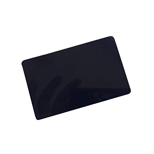 YARONGTECH - 125 kHz beschreibbare Nachschreib-Blanko-weiße T5577 T5557 RFID-Hotelschlüsselkarte aus Kunststoff (Schwarz, 10 Stück) von YARONGTECH