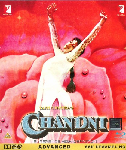 CHANDNI BLU-RAY (Hindi mit englischem Untertitel) ~ Bollywood ~ India ~ Rishi Kapoor, Sridevi, Vinod Khanna, Juhi Chawla von YASH RAJ FILMS