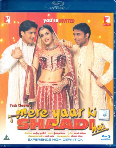 MERE YAAR KI SHAADI HAI BLU-RAY (Hindi mit englischem Untertitel) ~ Bollywood ~ India von YASH RAJ FILMS