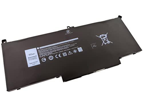 60Whr Laptop Akku F3YGT DM3WC 451-BBYE für Dell Latitude 7280 7480 7490 von YASI MFG