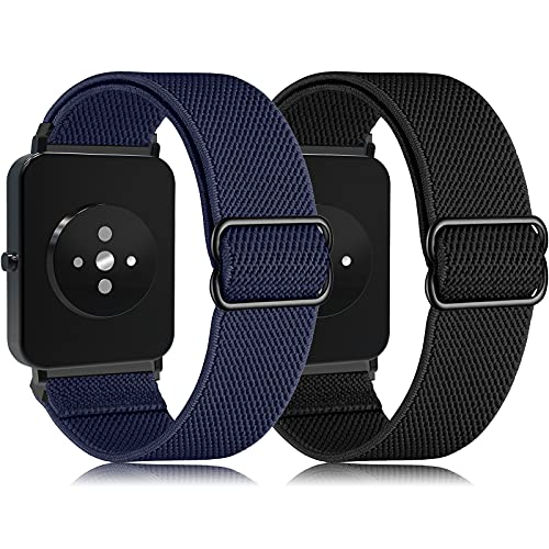 Armband Kompatibel mit Amazfit GTS Armband, 20mm Elastisches Nylon Ersatzarmband Sport Uhrenarmband für Amazfit GTS/GTS 2/2 Mini/2e/Amazfit Bip/Amazfit Bip Lite/Amazfit GTR 42mm von YASPARK