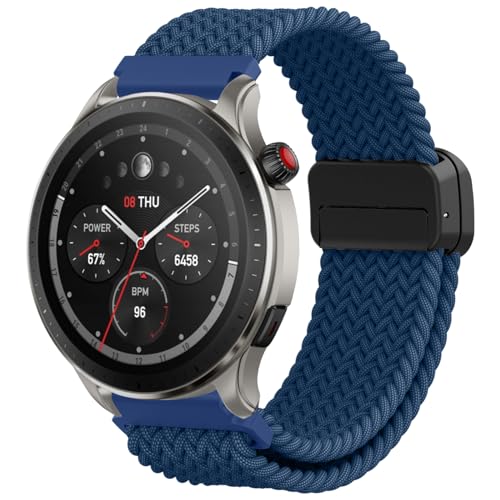Armband für Amazfit GTR 4/GTR 4 Pro/GTR 3/GTR 3 Pro/GTR 2/GTR 2e/GTR 47mm, 22mm Magnet Einstellbar Nylon Ersatzarmband für Amazfit Balance/Bip 5/Stratos/Stratos 2/Stratos 2S/Stratos 3/Amazfit Pace Armband für Amazfit GTR 4/GTR 4 Pro/GTR 3/GTR 3 Pro/GTR 2/GTR 2e/GTR 47mm, 22mm Magnet Einstellbar Nylon Ersatzarmband für Amazfit Balance/Bip 5/Stratos/Stratos 2/Stratos 2S/Stratos 3/Amazfit Pace von YASPARK