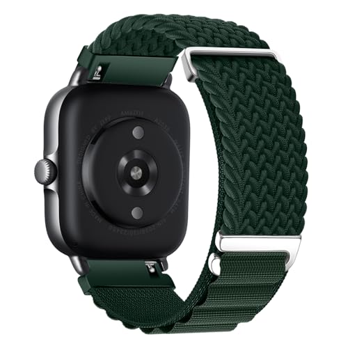 YASPARK Armband Kompatibel mit Amazfit GTS, 20mm Nylon Armband für Amazfit GTS 2, GTS 2 Mini, GTS 2e, GTS 3, GTS 4, GTS 4 Mini, Amazfit GTR 42mm, Amazfit Bip, Bip 3, Bip 3 Pro, Bip U, Bip U Pro von YASPARK