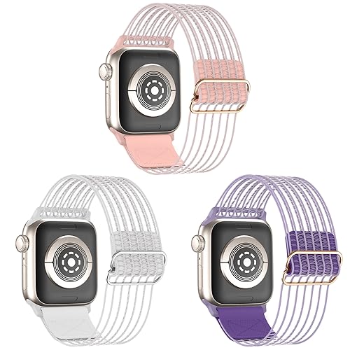 YASPARK Armband Kompatibel mit Apple Watch Armband 41mm 40mm 38mm, Atmungsaktives Wasserdichtes Sommer Armband für Apple Watch Ultra, iWatch Series 8/7/6/SE/5/4/3/2/1 von YASPARK