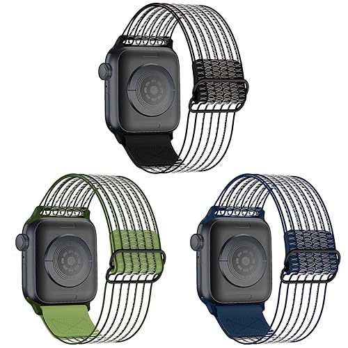 YASPARK Armband Kompatibel mit Apple Watch Armband 49mm 45mm 44mm 42mm, Atmungsaktives Wasserdichtes Sommer Armband für Apple Watch Ultra/Ultra 2, iWatch Series 9/8/7/6/SE/5/4/3/2/1 von YASPARK
