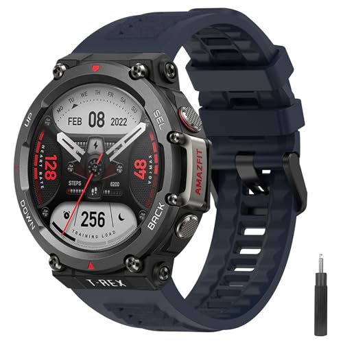 YASPARK Armband für Amazfit T-Rex 2, Weiches Silikon Atmungsaktives Sportarmband für Amazfit T-Rex 2 Outdoor-GPS-Smartwatch mit Werkzeug YASPARK Armband für Amazfit T-Rex 2, Weiches Silikon Atmungsaktives Sportarmband für Amazfit T-Rex 2 Outdoor-GPS-Smartwatch mit Werkzeug von YASPARK