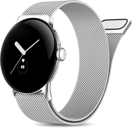 YASPARK Armband für Google Pixel Watch 3 45mm, Edelstahl Magnetisches Mesh Metall Ersatzbänder für Google Pixel Watch 3 45mm, Armband für Herren Damen YASPARK Armband für Google Pixel Watch 3 45mm, Edelstahl Magnetisches Mesh Metall Ersatzbänder für Google Pixel Watch 3 45mm, Armband für Herren Damen von YASPARK
