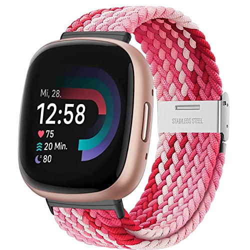 YASPARK Solo Loop Armband für Fitbit Versa 3, Verstellbarer Geflochtener Elastischer Sportarmband aus Nylon Armband für Fitbit Versa 3, Fitbit Versa 4, Fitbit Sense 2, Fitbit Sense YASPARK Solo Loop Armband für Fitbit Versa 3, Verstellbarer Geflochtener Elastischer Sportarmband aus Nylon Armband für Fitbit Versa 3, Fitbit Versa 4, Fitbit Sense 2, Fitbit Sense von YASPARK