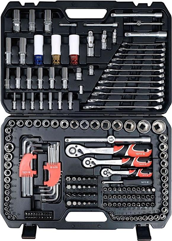 WERKZEUGSATZ 1/4, 3/8, 1/2 KPL YT-38850 YATO (YT-38850) von YATO