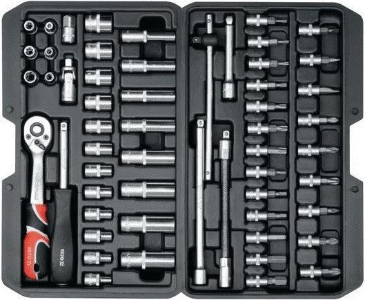 YATO 56 Schlüsselsatz 1/4 14501 (YT-14501) von YATO