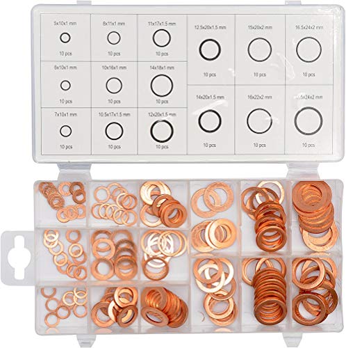 Yato 150 PCS COPPER WASHERS ASSORTMENT Yato 150 PCS COPPER WASHERS ASSORTMENT von YATO