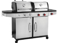 Yato YG-20030, 8200 W, Grill, Holzkohle + Erdgas, 2 Zone(n), 3000 W, 2200 W von YATO