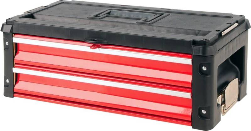 Yato YT-09107 Kleinteil/Werkzeugkasten Metall Schwarz - Rot (YT-09107) von YATO