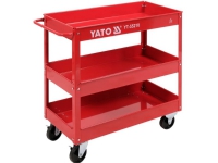 Yato YT-55210, Stahl, Rot, 130 kg, 3 Regale, 10 cm, Fixed, Drehring von YATO