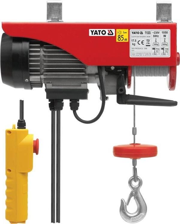 Yato YT-5905 Elektrischer Flaschenzug 1050 W 12 m 300 kg (YT-5905) von YATO