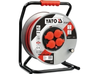 Yato YT-8107, Schwarz, Grau, Rot, Polyvinylchlorid (PVC), 4 AC-Ausgänge, Typ E, Typ E, Gerade von YATO