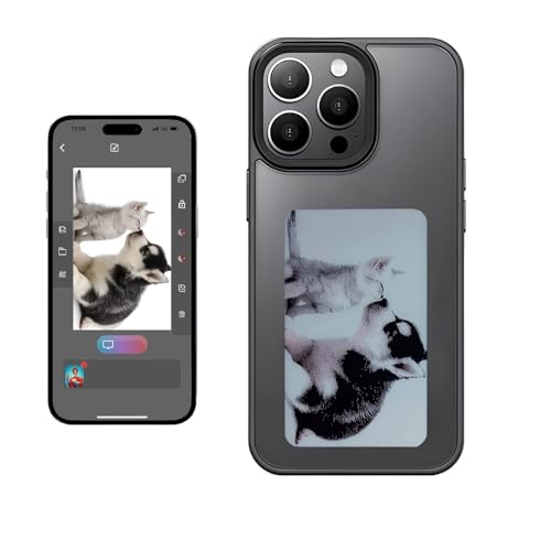 YATUO DIY E-Ink Handyhülle für iPhone 15 Pro, intelligente Foto-Rückprojektion, individuelle Handyhülle, zeigt Fotos sofort auf dem Tintenbildschirm, Personalisieren Sie Ihre Handyhülle YATUO DIY E-Ink Handyhülle für iPhone 15 Pro, intelligente Foto-Rückprojektion, individuelle Handyhülle, zeigt Fotos sofort auf dem Tintenbildschirm, Personalisieren Sie Ihre Handyhülle von YATUO