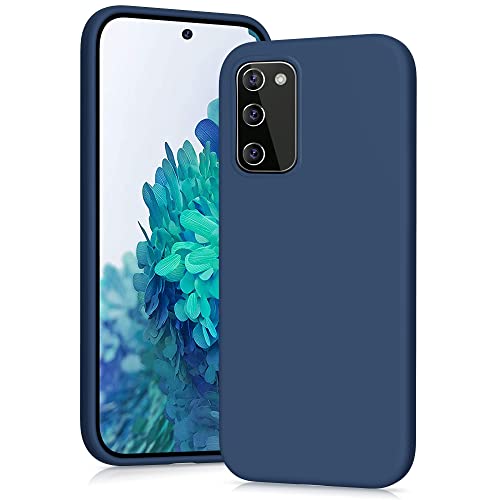 YATWIN Silikon Handyhülle Kompatibel mit Samsung Galaxy S20 FE Hülle, Soft-Touch, Stoßfest, Staubdicht, Ganzkörper-Schutzhülle, Blau von YATWIN