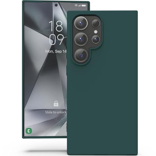 YATWIN für Samsung Galaxy S24 Ultra Hülle, Premium Silikon Handyhülle mit Kameraschutz, Seidig-Weicher Berühren Ultra Dünne Stoßfeste Kratzfeste Schutzhülle, Grün YATWIN für Samsung Galaxy S24 Ultra Hülle, Premium Silikon Handyhülle mit Kameraschutz, Seidig-Weicher Berühren Ultra Dünne Stoßfeste Kratzfeste Schutzhülle, Grün von YATWIN