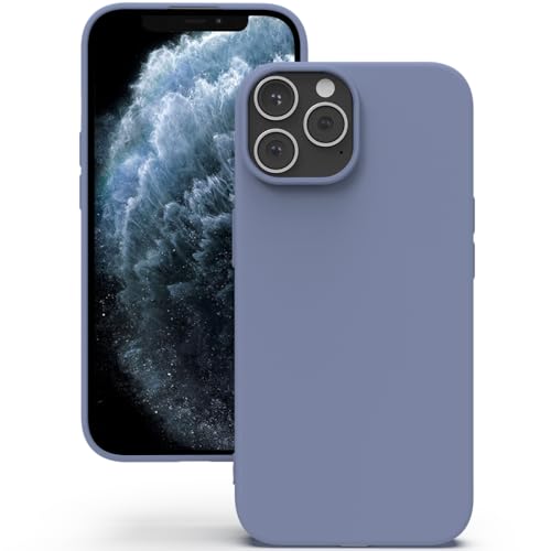 YATWIN Silikon Hülle Kompatibel mit iPhone 11 Pro Max Hülle, Handyhülle für iPhone 11 Pro Max, Soft-Touch, Stoßfest, Staubdicht, Ganzkörper-Schutzhülle, Lavendelgrau von YATWIN