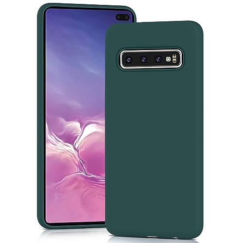 YATWIN für Samsung Galaxy S10 Plus Hülle, Premium Silikon Handyhülle mit Kameraschutz, Seidig-Weicher Berühren Ultra Dünne Stoßfeste Kratzfeste Schutzhülle, Grün YATWIN für Samsung Galaxy S10 Plus Hülle, Premium Silikon Handyhülle mit Kameraschutz, Seidig-Weicher Berühren Ultra Dünne Stoßfeste Kratzfeste Schutzhülle, Grün von YATWIN