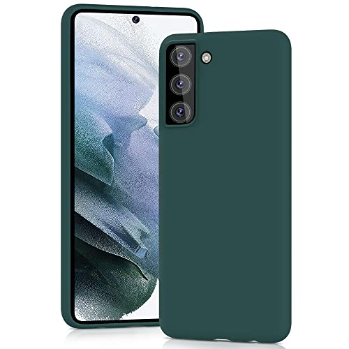 YATWIN Silikon Hülle für Samsung Galaxy S21 5G, Soft-Touch, Stoßfest, Staubdicht, Ganzkörper-Schutzhülle, Grün YATWIN Silikon Hülle für Samsung Galaxy S21 5G, Soft-Touch, Stoßfest, Staubdicht, Ganzkörper-Schutzhülle, Grün von YATWIN