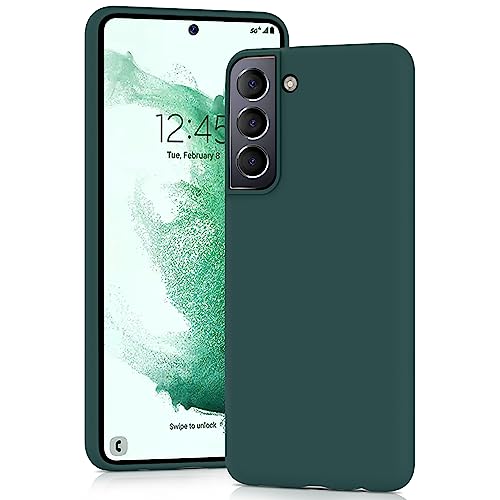 YATWIN für Samsung Galaxy S22 5G Hülle, Premium Silikon Handyhülle mit Kameraschutz, Seidig-Weicher Berühren Ultra Dünne Stoßfeste Kratzfeste Schutzhülle, Grün YATWIN für Samsung Galaxy S22 5G Hülle, Premium Silikon Handyhülle mit Kameraschutz, Seidig-Weicher Berühren Ultra Dünne Stoßfeste Kratzfeste Schutzhülle, Grün von YATWIN