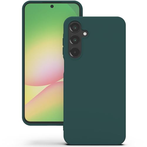 YATWIN für Samsung Galaxy A56 5G Hülle, Premium Silikon Handyhülle mit Kameraschutz, Seidig-Weicher Berühren Ultra Dünne Stoßfeste Kratzfeste Schutzhülle, Grün YATWIN für Samsung Galaxy A56 5G Hülle, Premium Silikon Handyhülle mit Kameraschutz, Seidig-Weicher Berühren Ultra Dünne Stoßfeste Kratzfeste Schutzhülle, Grün von YATWIN