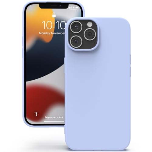 YATWIN für iPhone 12 Pro Max Hülle, Premium Silikon Handyhülle mit Kameraschutz, Seidig-Weicher Berühren Ultra Dünne Stoßfeste Kratzfeste Schutzhülle, Lila von YATWIN