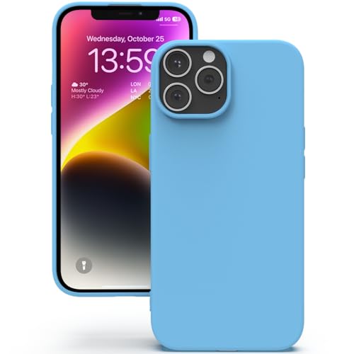 YATWIN für iPhone 13 Pro Hülle, Premium Silikon Handyhülle mit Kameraschutz, Seidig-Weicher Berühren Ultra Dünne Stoßfeste Kratzfeste Schutzhülle, Himmelblau YATWIN für iPhone 13 Pro Hülle, Premium Silikon Handyhülle mit Kameraschutz, Seidig-Weicher Berühren Ultra Dünne Stoßfeste Kratzfeste Schutzhülle, Himmelblau von YATWIN