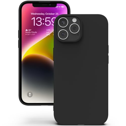 YATWIN für iPhone 13 Pro Hülle, Premium Silikon Handyhülle mit Kameraschutz, Seidig-Weicher Berühren Ultra Dünne Stoßfeste Kratzfeste Schutzhülle, Schwarz YATWIN für iPhone 13 Pro Hülle, Premium Silikon Handyhülle mit Kameraschutz, Seidig-Weicher Berühren Ultra Dünne Stoßfeste Kratzfeste Schutzhülle, Schwarz von YATWIN