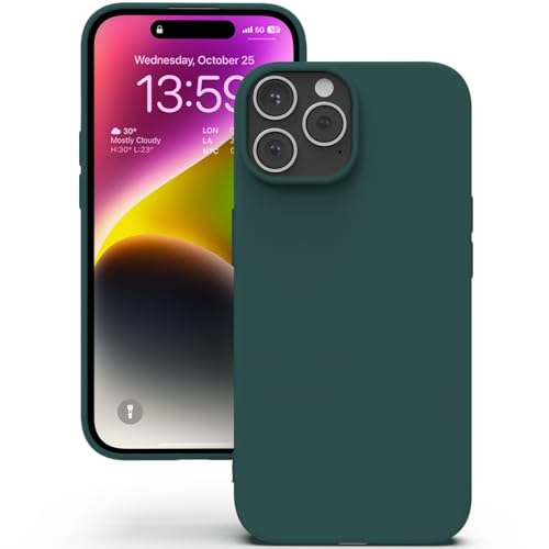 YATWIN für iPhone 14 Pro Hülle, Premium Silikon Handyhülle mit Kameraschutz, Seidig-Weicher Berühren Ultra Dünne Stoßfeste Kratzfeste Schutzhülle, Grün YATWIN für iPhone 14 Pro Hülle, Premium Silikon Handyhülle mit Kameraschutz, Seidig-Weicher Berühren Ultra Dünne Stoßfeste Kratzfeste Schutzhülle, Grün von YATWIN