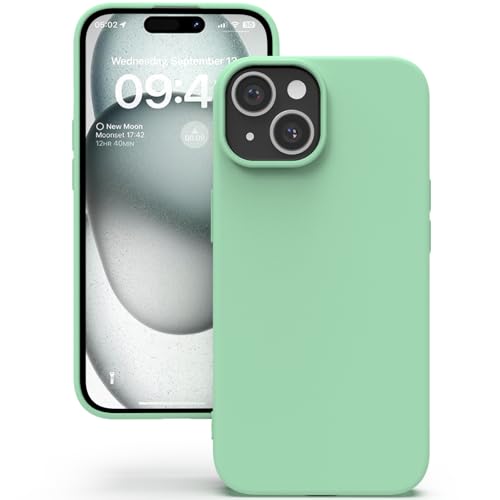 YATWIN für iPhone 15 Plus Hülle, Premium Silikon Handyhülle mit Seidig-Weicher Berühren Ultra Dünne Stoßfeste Kratzfeste Schutzhülle, Hellcyan YATWIN für iPhone 15 Plus Hülle, Premium Silikon Handyhülle mit Seidig-Weicher Berühren Ultra Dünne Stoßfeste Kratzfeste Schutzhülle, Hellcyan von YATWIN